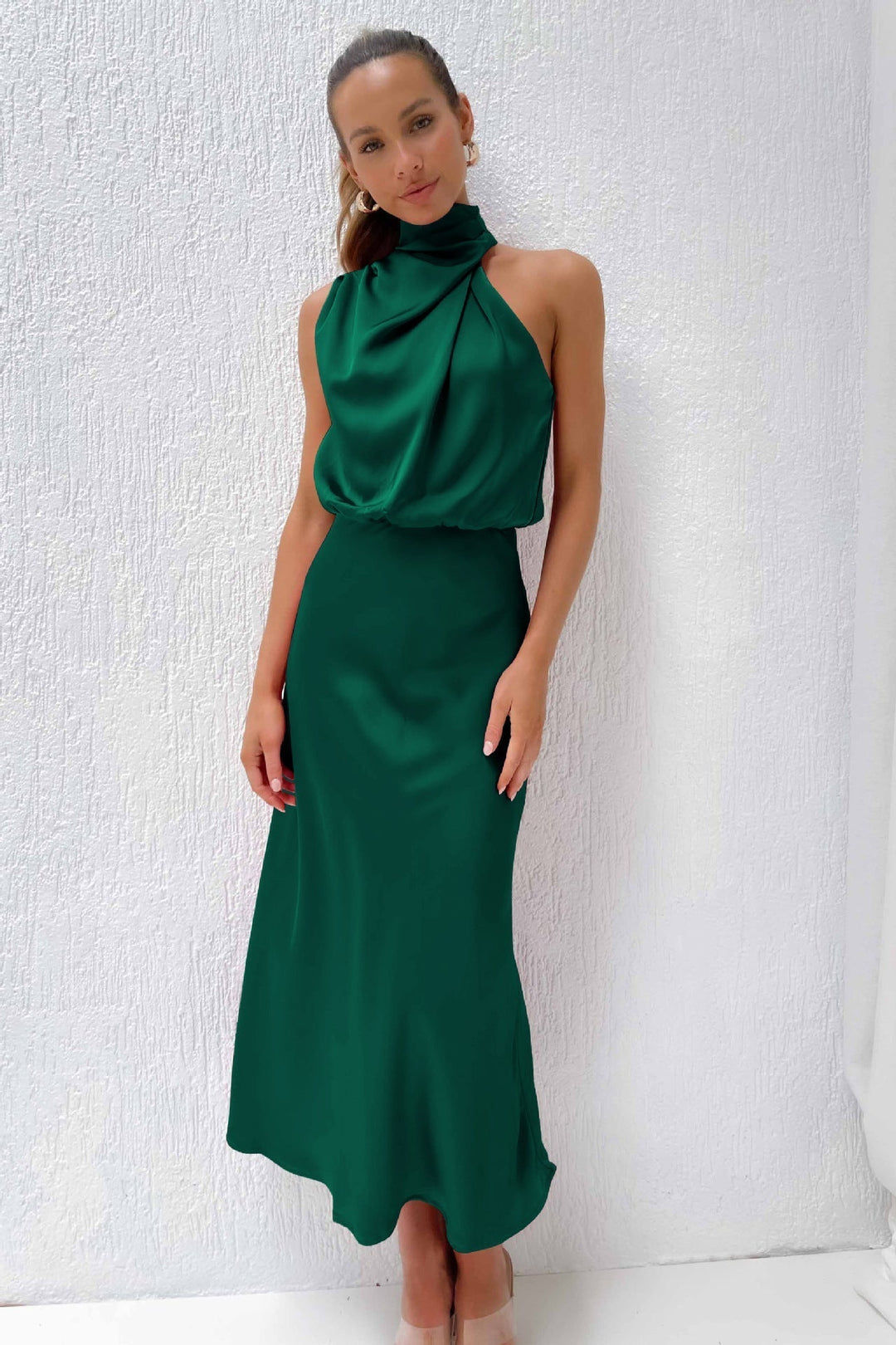 Veleta - Long Satin Dress