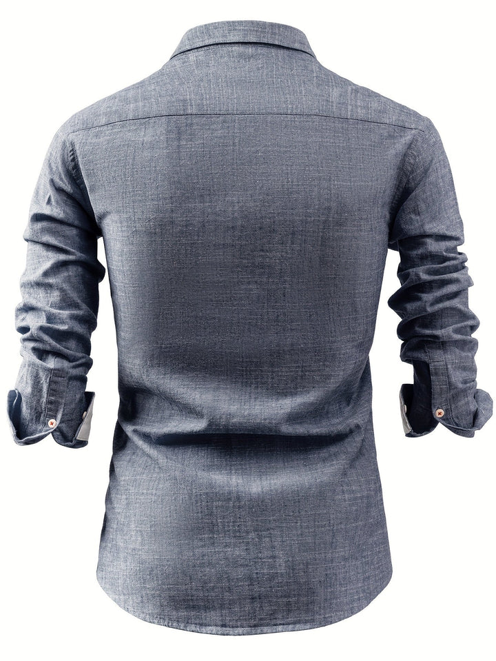 Nolan - Long Sleeve Shirt With Button