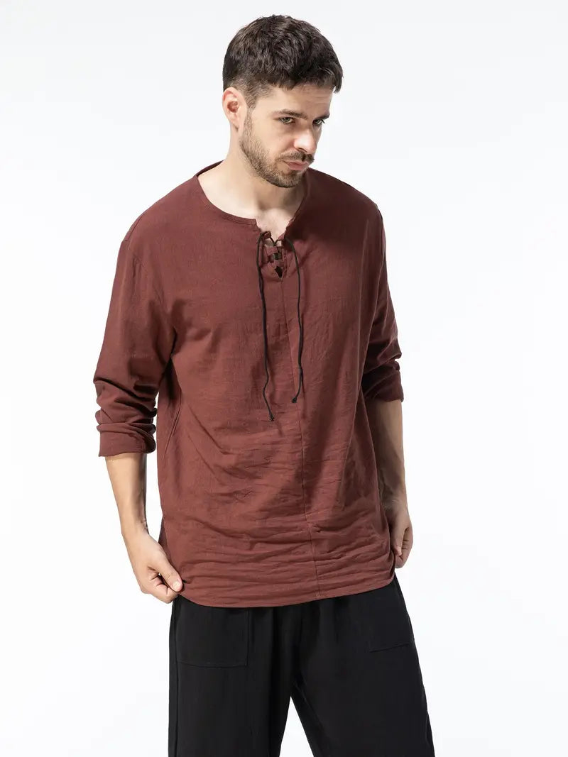 Pawel - Cotton Long Sleeve Shirt