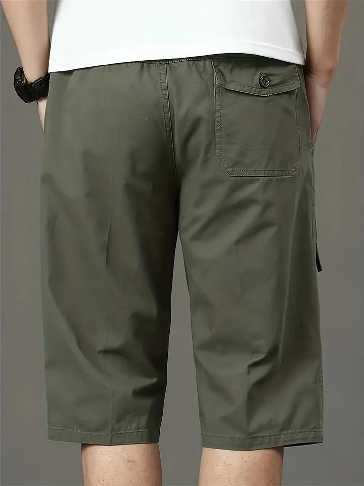 Stepan - Breathable And Multi-Pocket Cargo Shorts