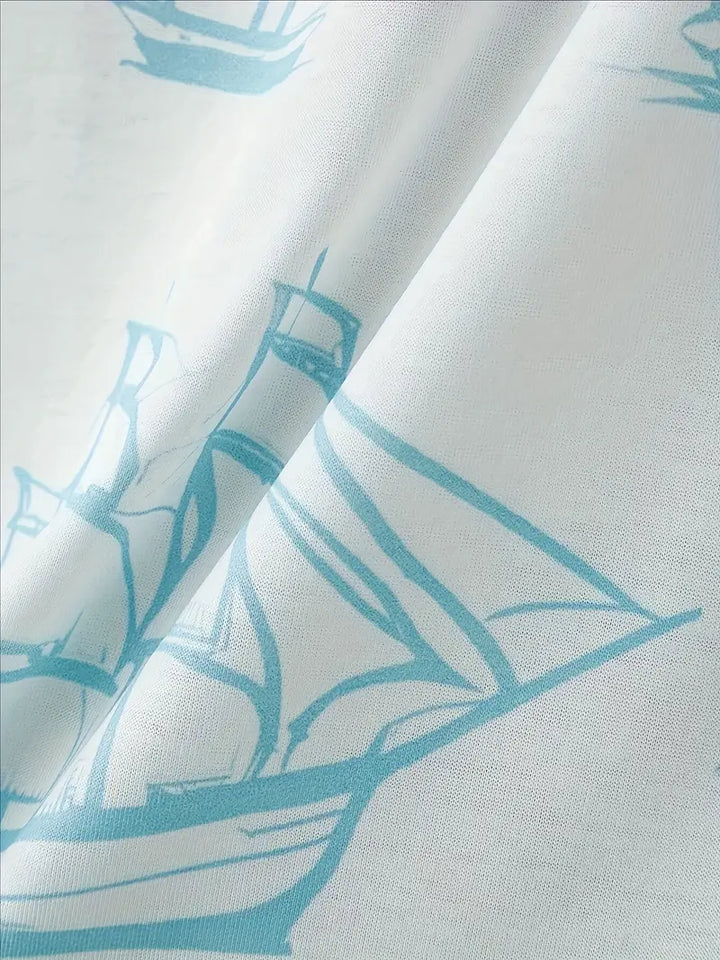 Barea - Elegant Summer Two Piece Printed Set