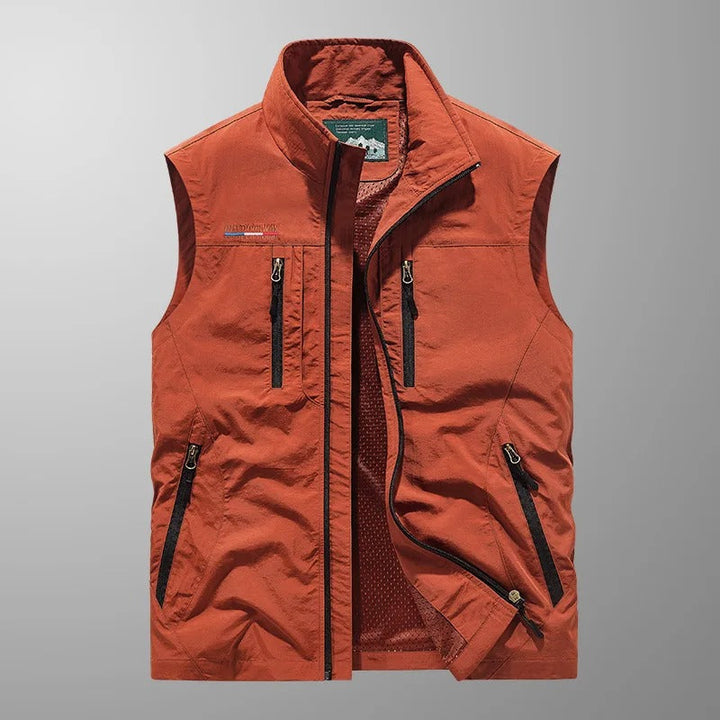 Vincent - Multi-Pocket Breathable Outdoor Cargo Vest