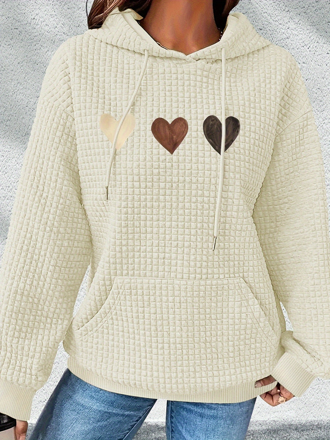 Urmela - Casual Polyester Hoodie With Pockets