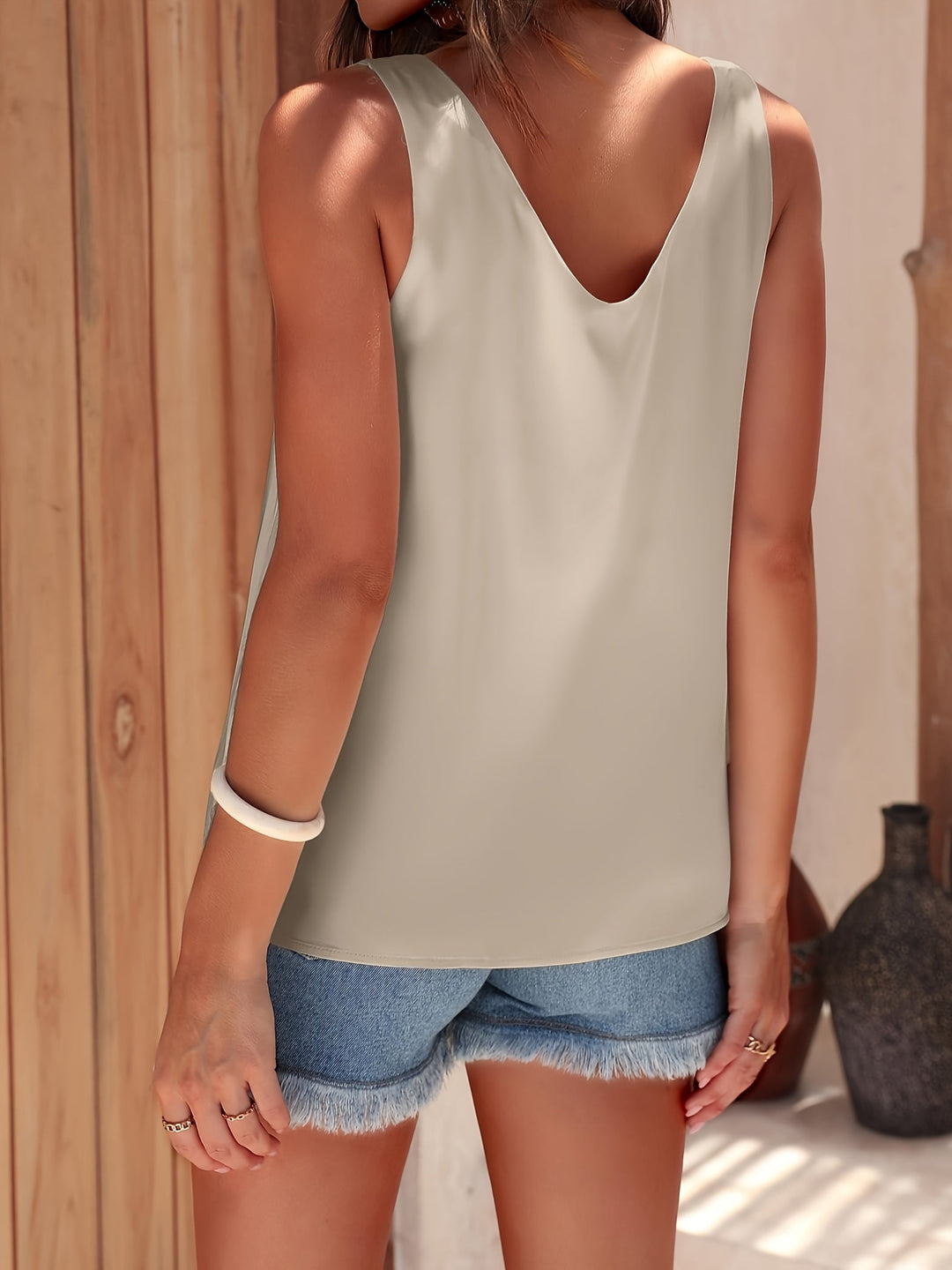 Ulyana - Stylish V Neck Blouse