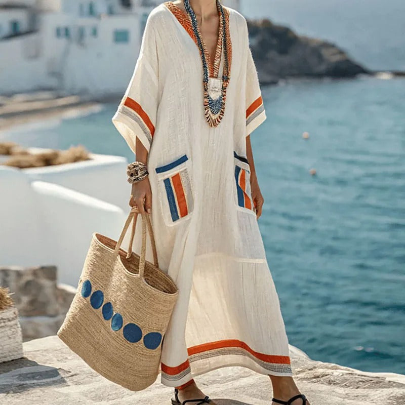 Xenia - Elegant Long Dress With Pockets