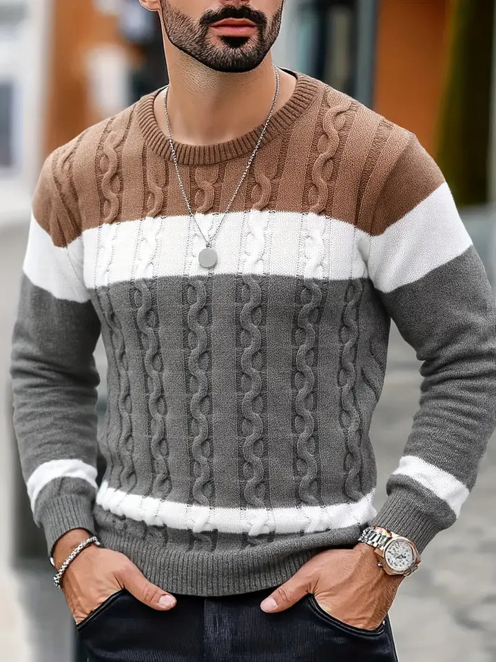 Watkins - Casual Long Sleeve Knitted Sweater