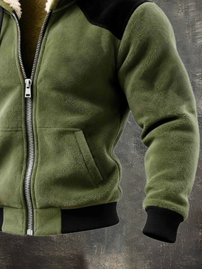 Lyon - Warm Hoodie Jacket With Zipper Closure