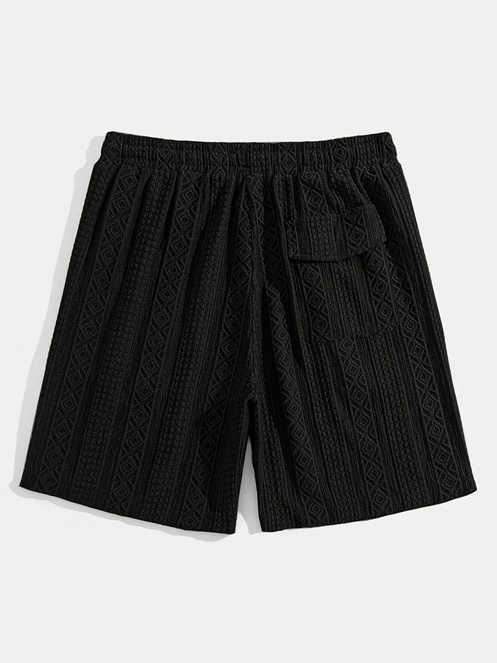 Andrew - Adjustable Drawstring Waist Shorts