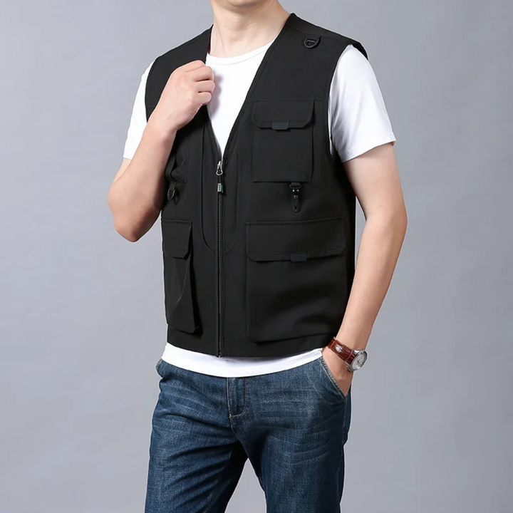 Mose - Breathable Multi Pocket Cargo Vest