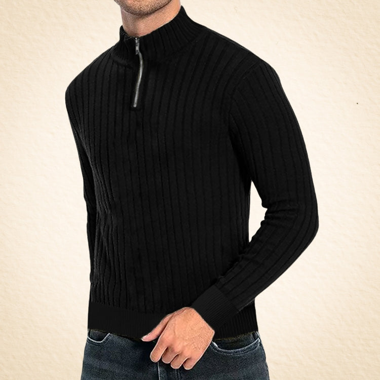 Zaccheo - Casual Turtleneck Zipper Sweater