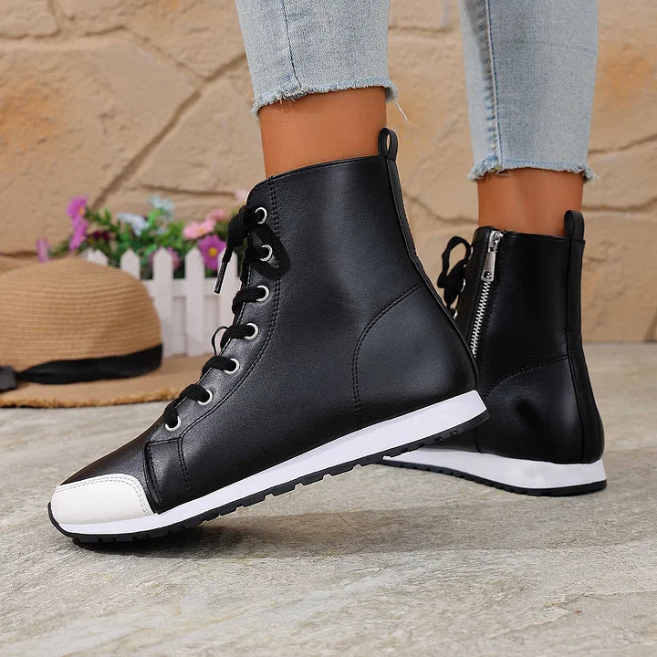 Theofani - Breathable Zipper Ankle Boot