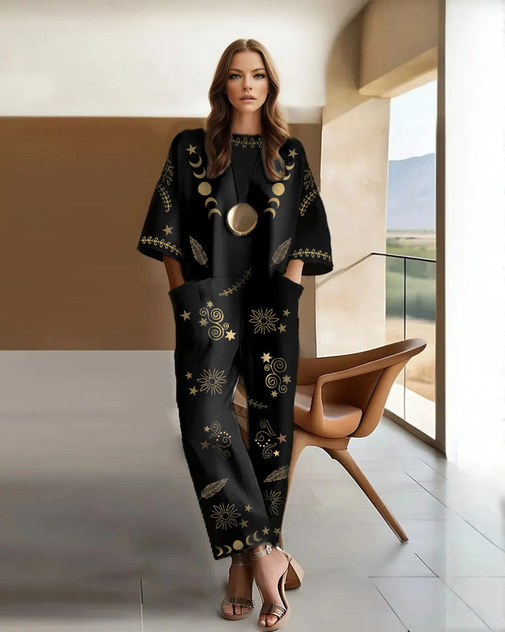 Ernestine - Cotton Elastic Loose Jumpsuit