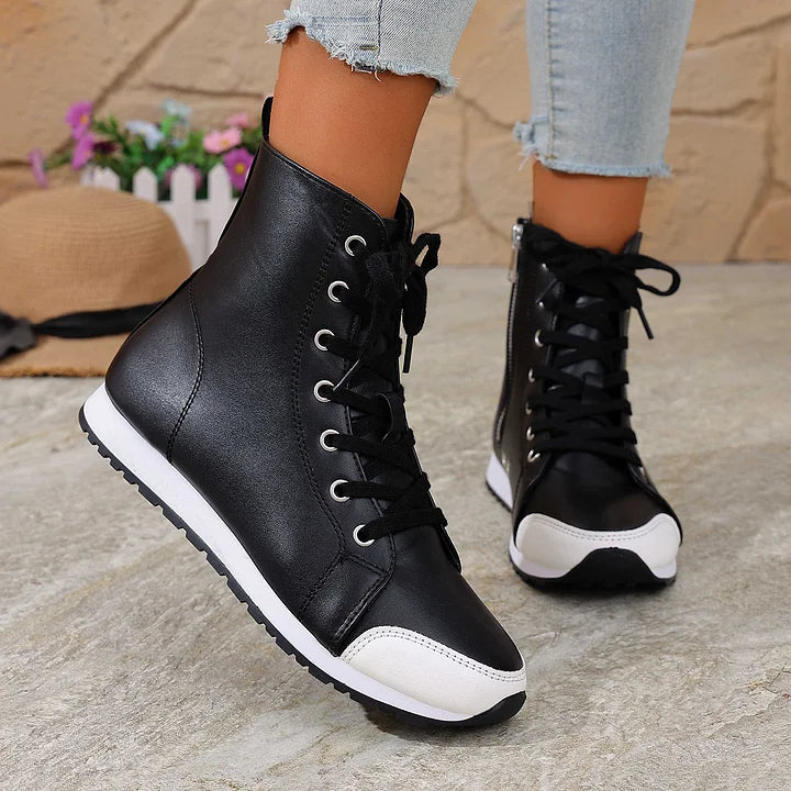 Theofani - Breathable Zipper Ankle Boot