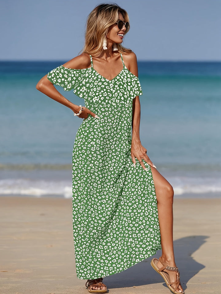 Consuelo - Off Shoulder Dress With Floral Print