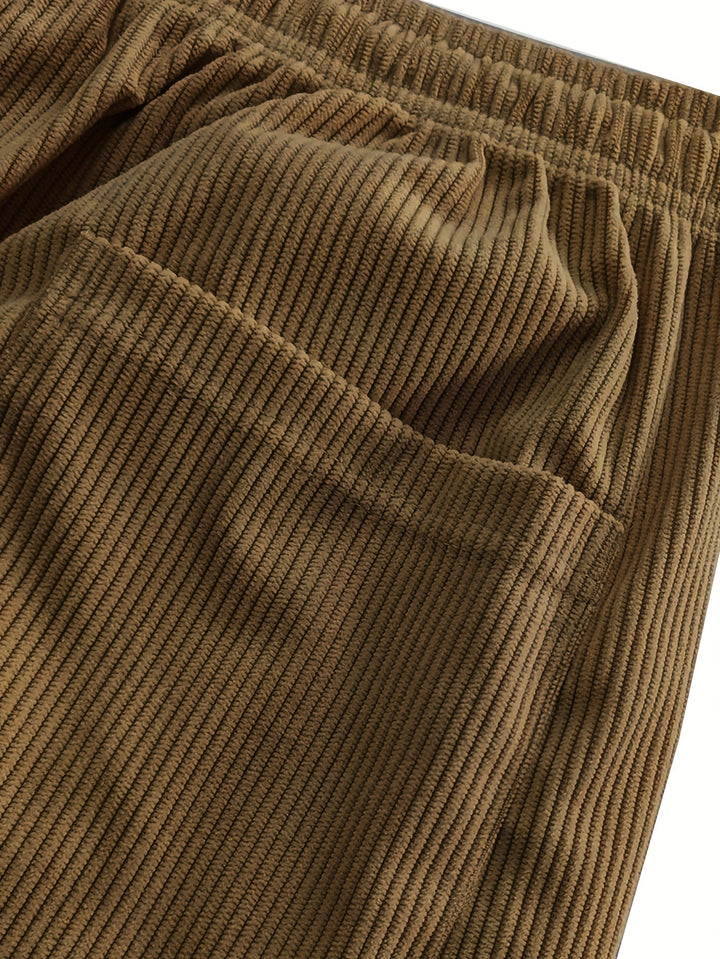 Asher - Straight Leg Pants With Drawstring Waist