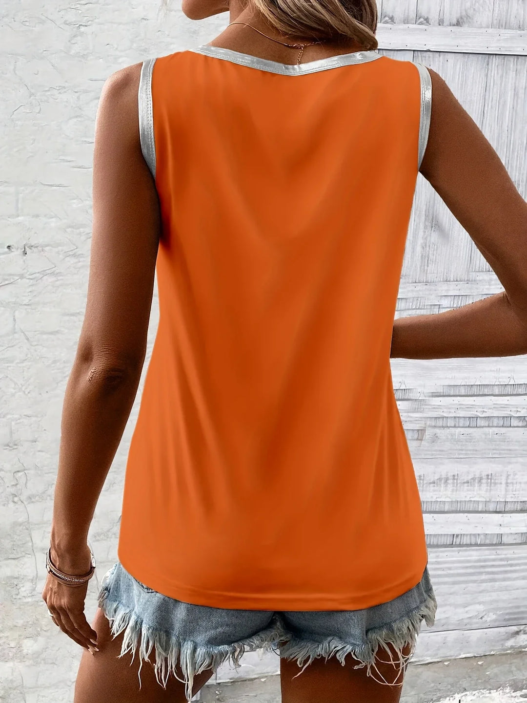 Ayuso - Sleeveless Tank Top With Round Neck