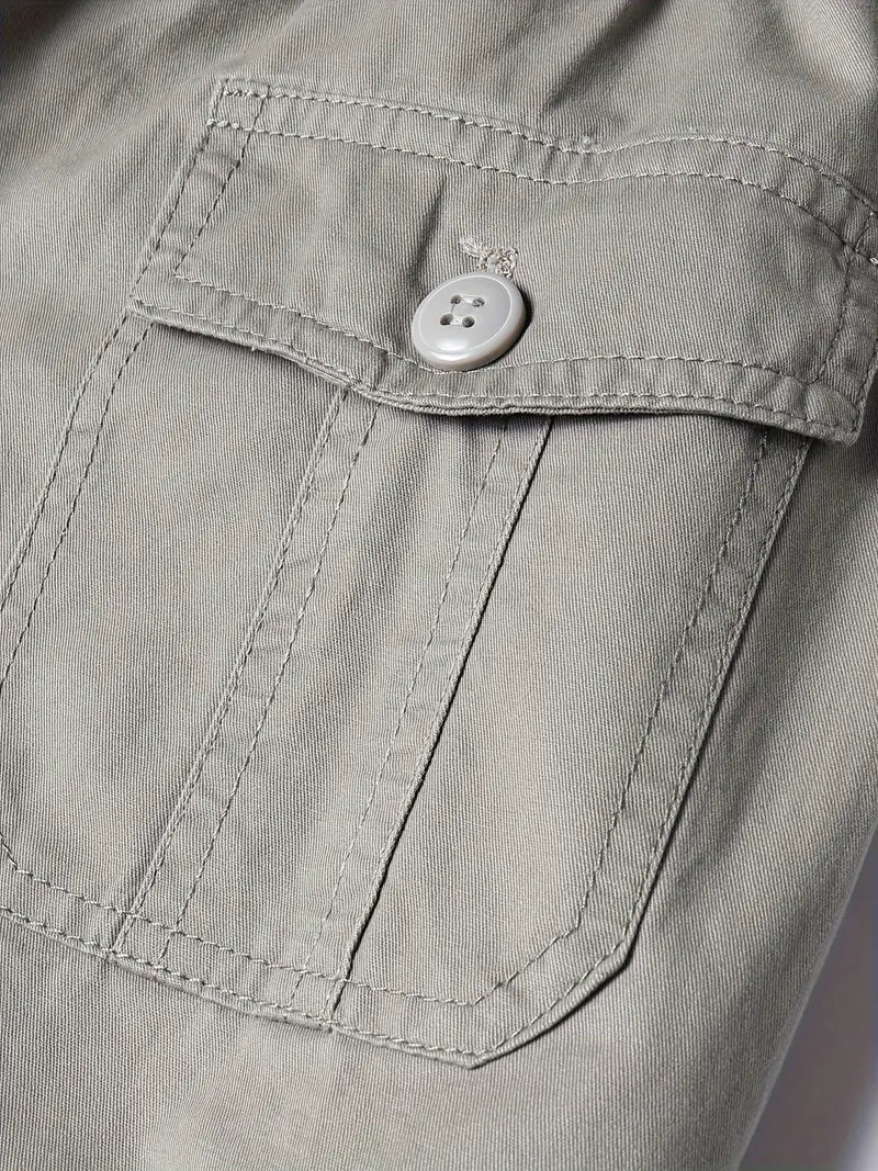Theodore - Breathable Cotton Cargo Shorts