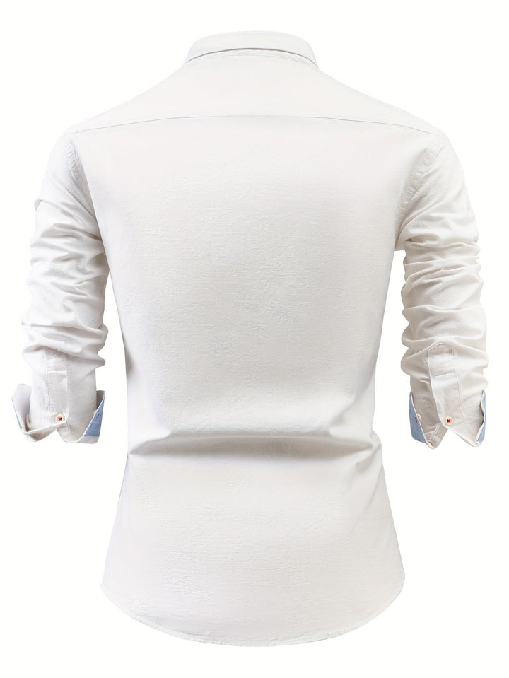 Nolan - Long Sleeve Shirt With Button