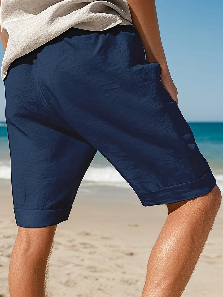 Callan - Casual Linen Shorts With Pocket