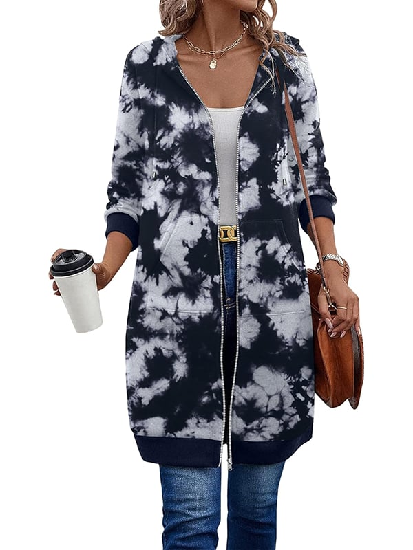 Nayvah - Long Sleeve Hoodie With Zip Up