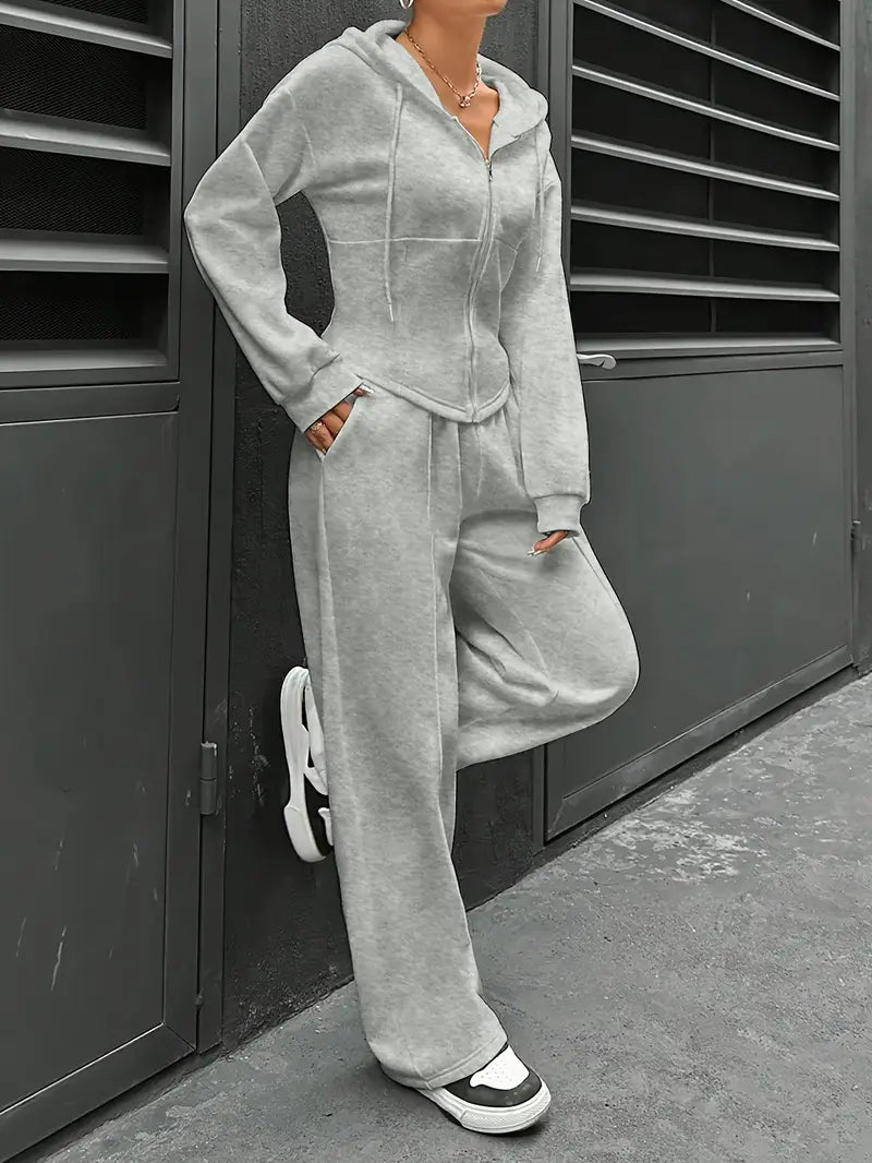 Nanci - Casual Long Sleeve Two Piece Set