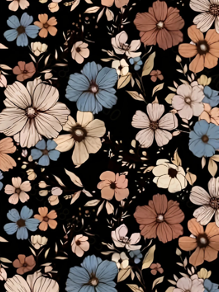 Lilou -  Casual Summer Top With Floral Print