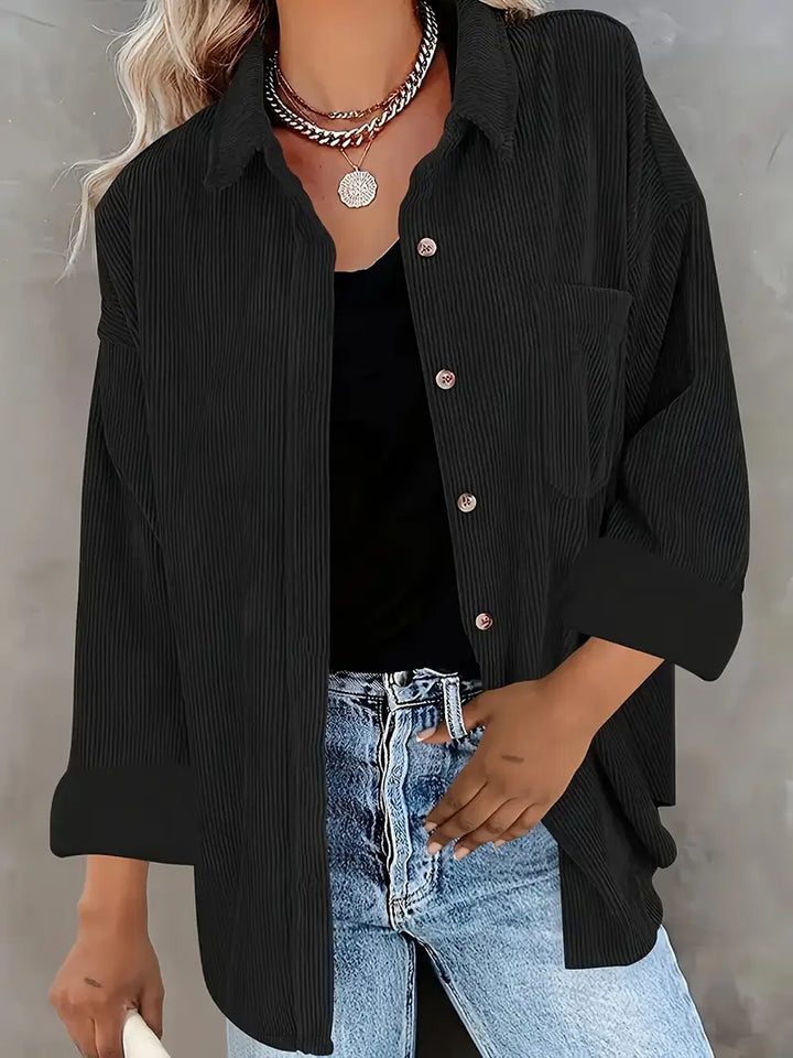 Irmela - Long Sleeve Button Shirt