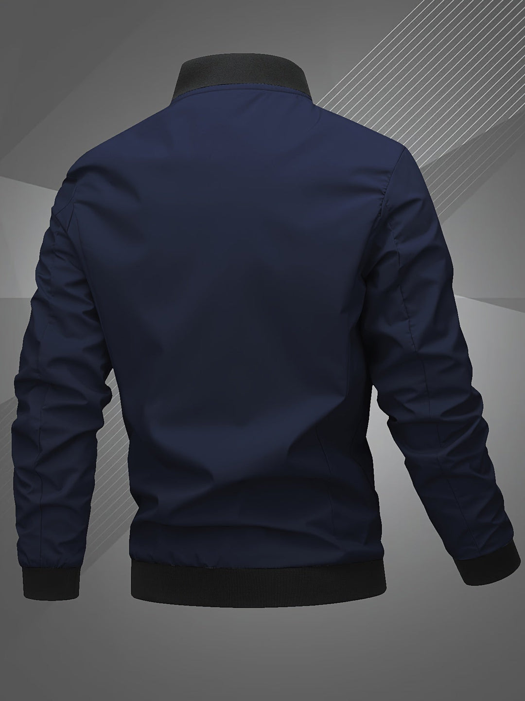Hammond - Casual Long Sleeve Bomber Jacket