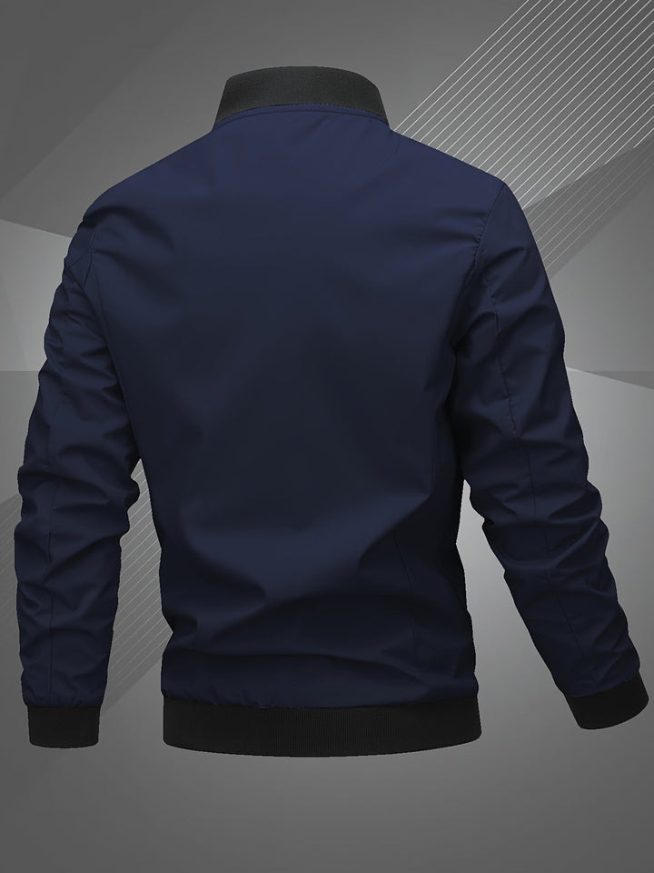 Hammond - Casual Long Sleeve Bomber Jacket
