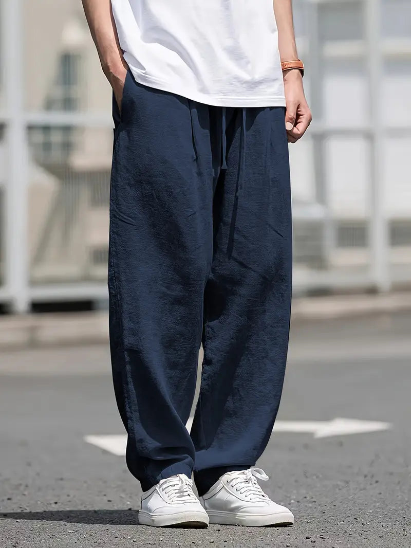 Kirk - Breathable Cotton Pant With Pockets