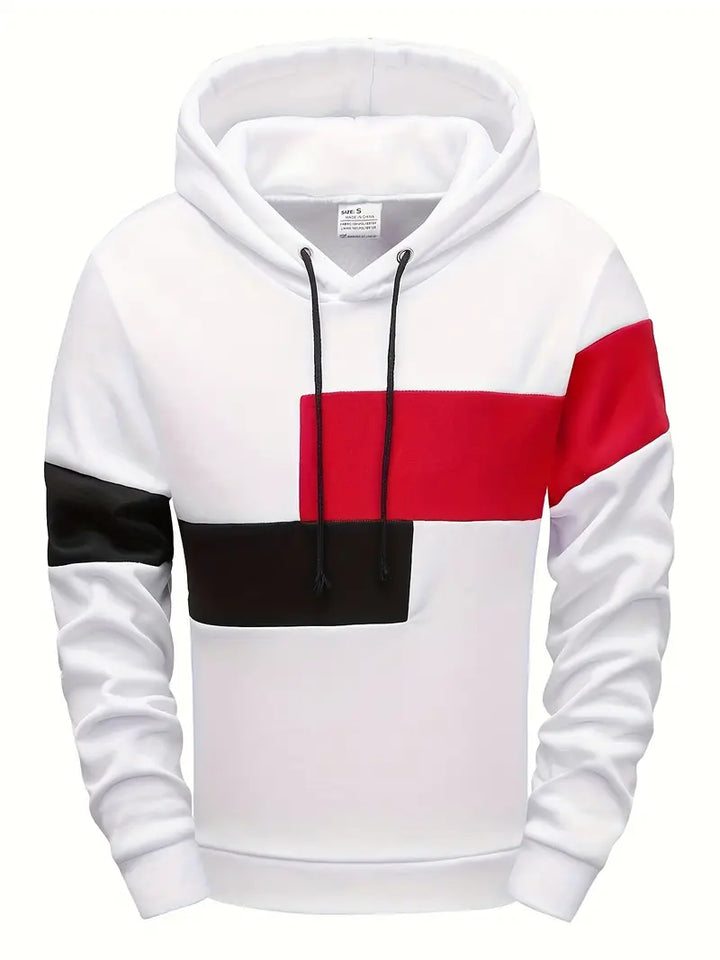 Tigran - Stylish Patchwork Hoodie