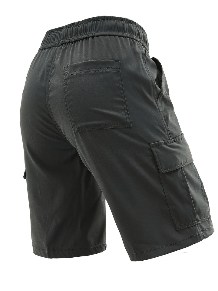 Lewand - Elegant Loose Fit Cargo Shorts With Side Pocket