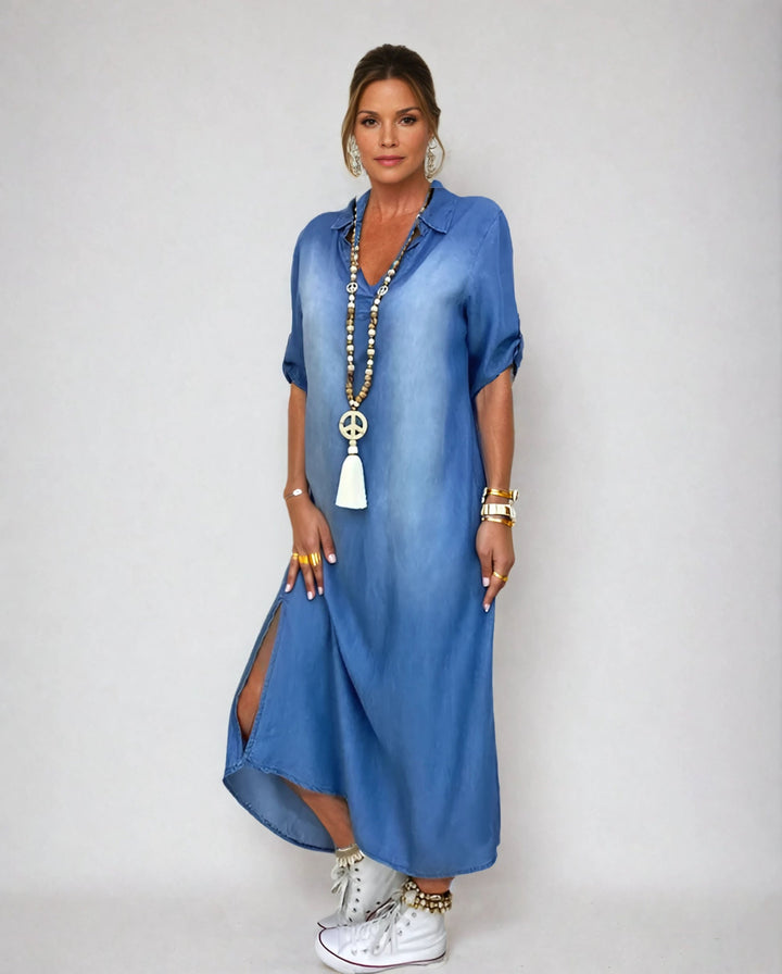 Korinna - V Neck Maxi Dress