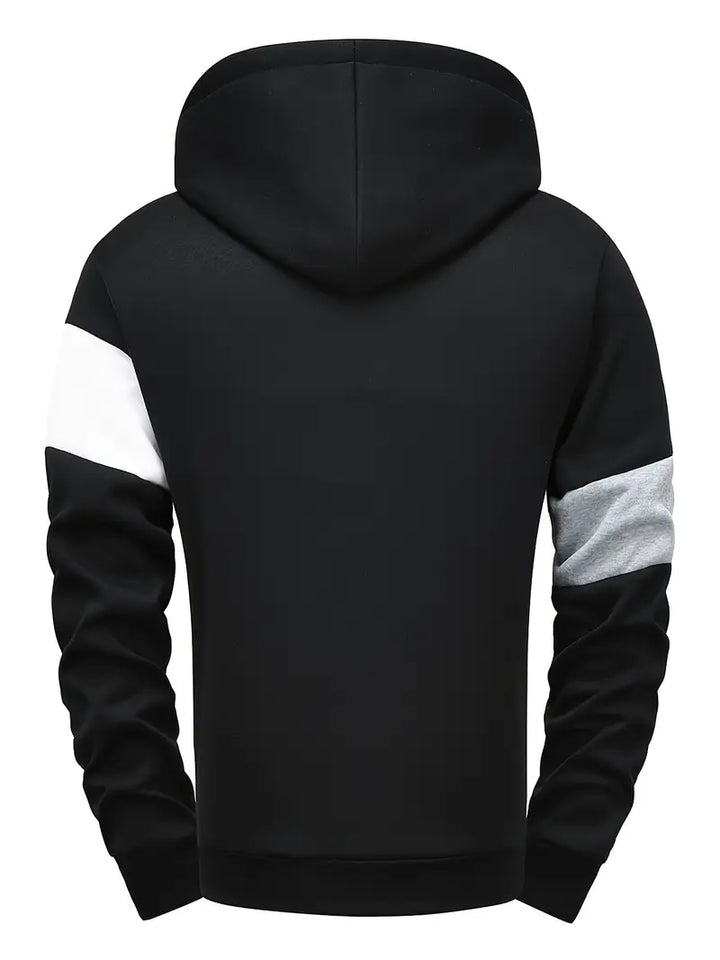 Tigran - Stylish Patchwork Hoodie