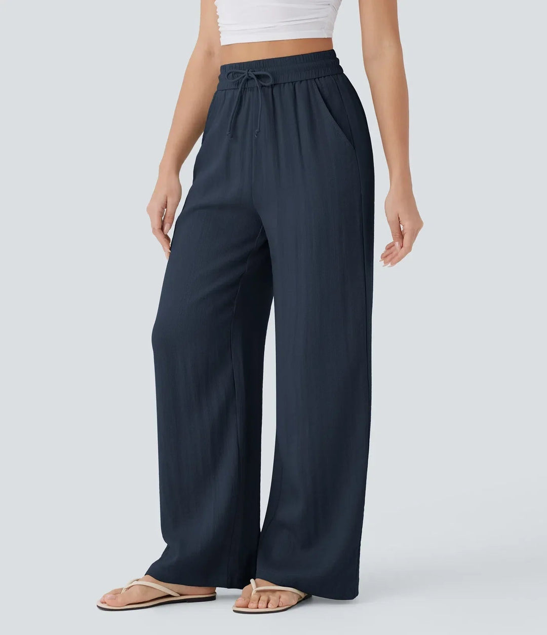 Zafeiria - Elegant Linen Pants