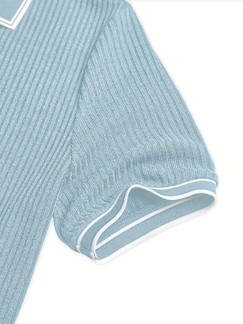 Orestis - Elegant Short Sleeve Polo Shirt