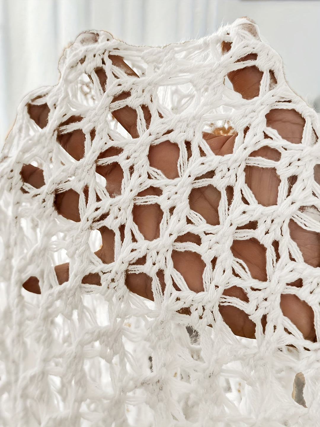 Etleva - Elegant Hollow Cardigan With Batwing Sleeves