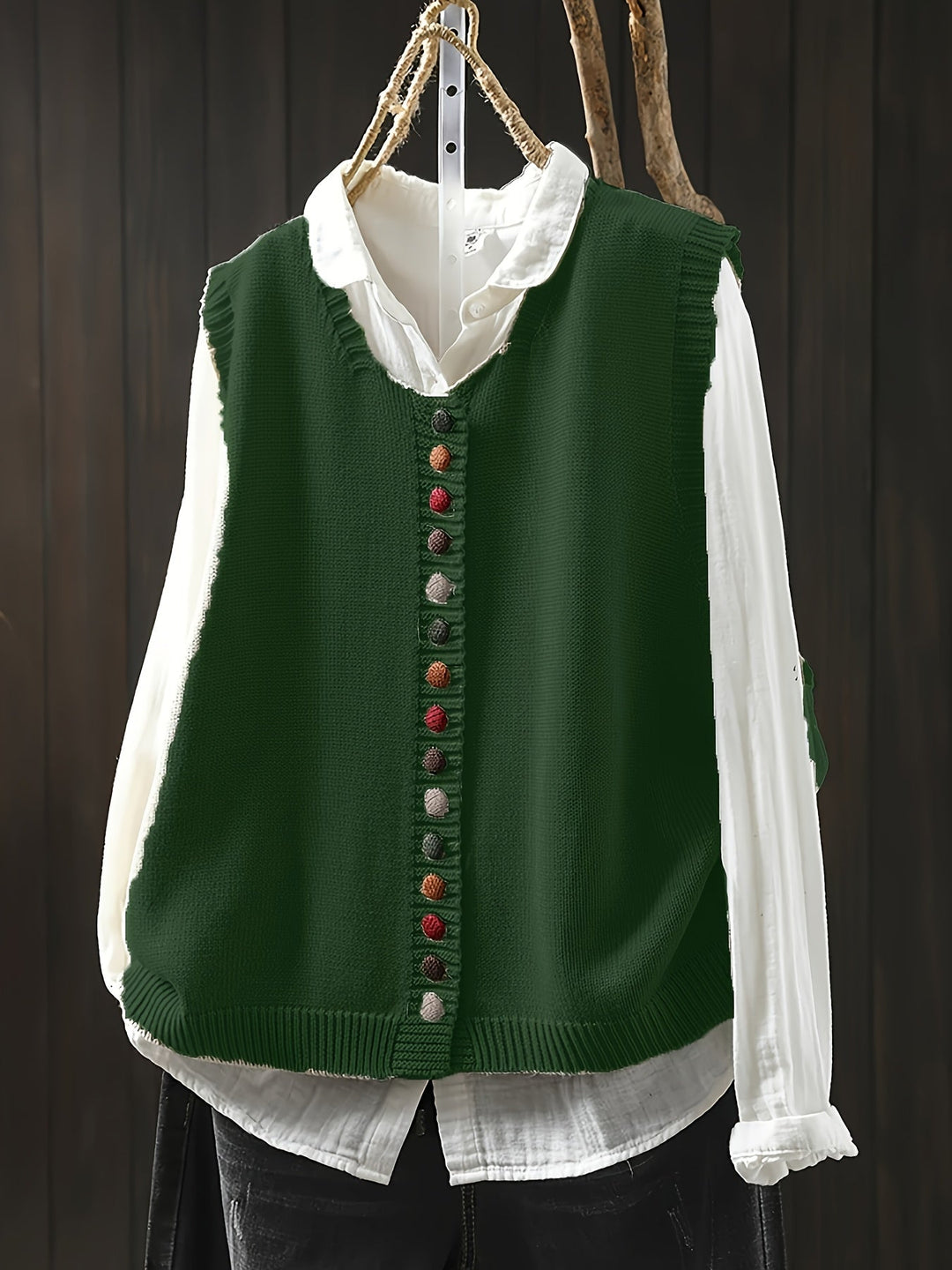 Toriana -  SleeveLess Knitted Vest