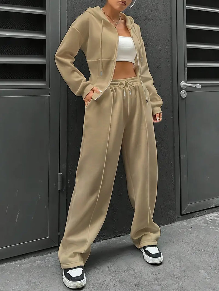 Nanci - Casual Long Sleeve Two Piece Set