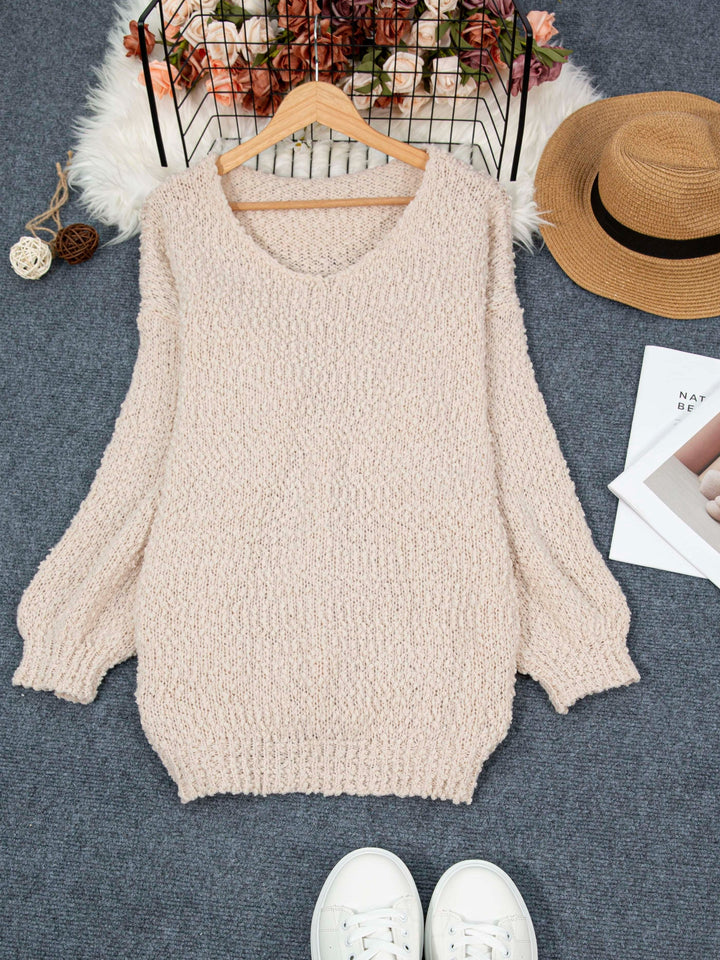 Jeannette - Round Neck Long Sleeve Sweater