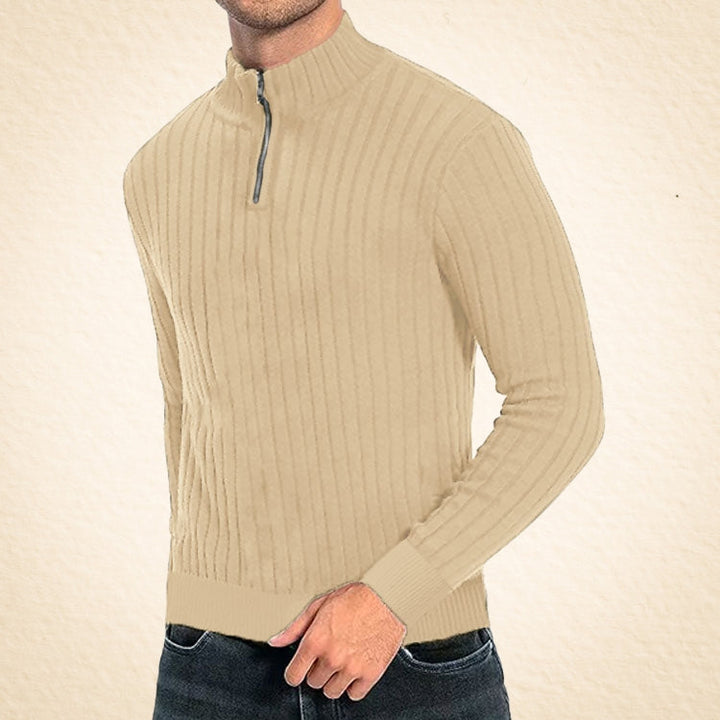 Zaccheo - Casual Turtleneck Zipper Sweater