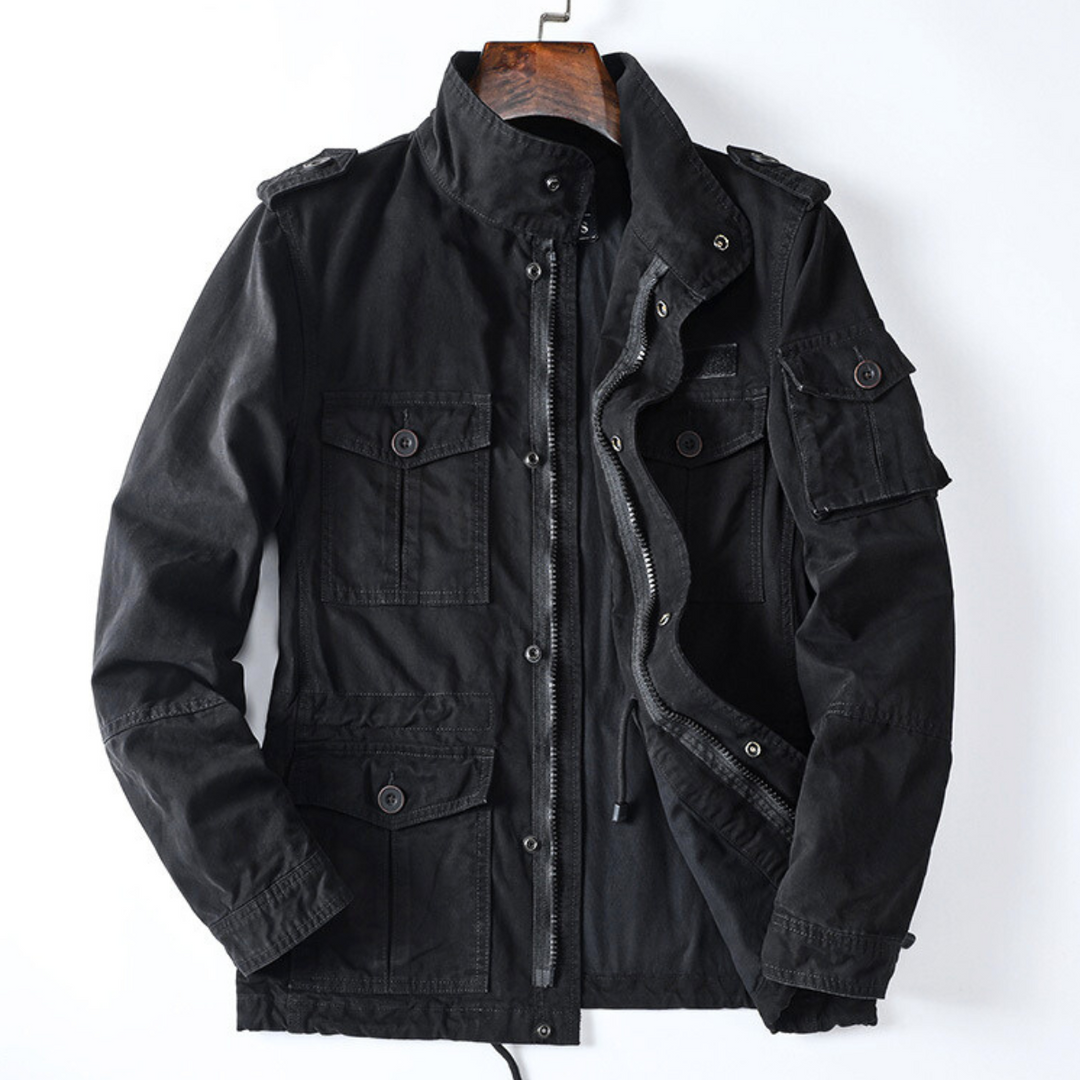 Sergei - Casual Cargo Jacket With Pockets