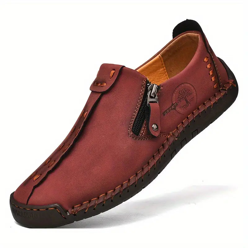 Joesph - Leather Shoes With Side Zipper