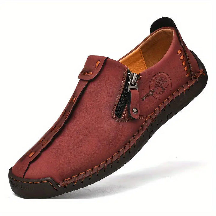 Joesph - Leather Shoes With Side Zipper