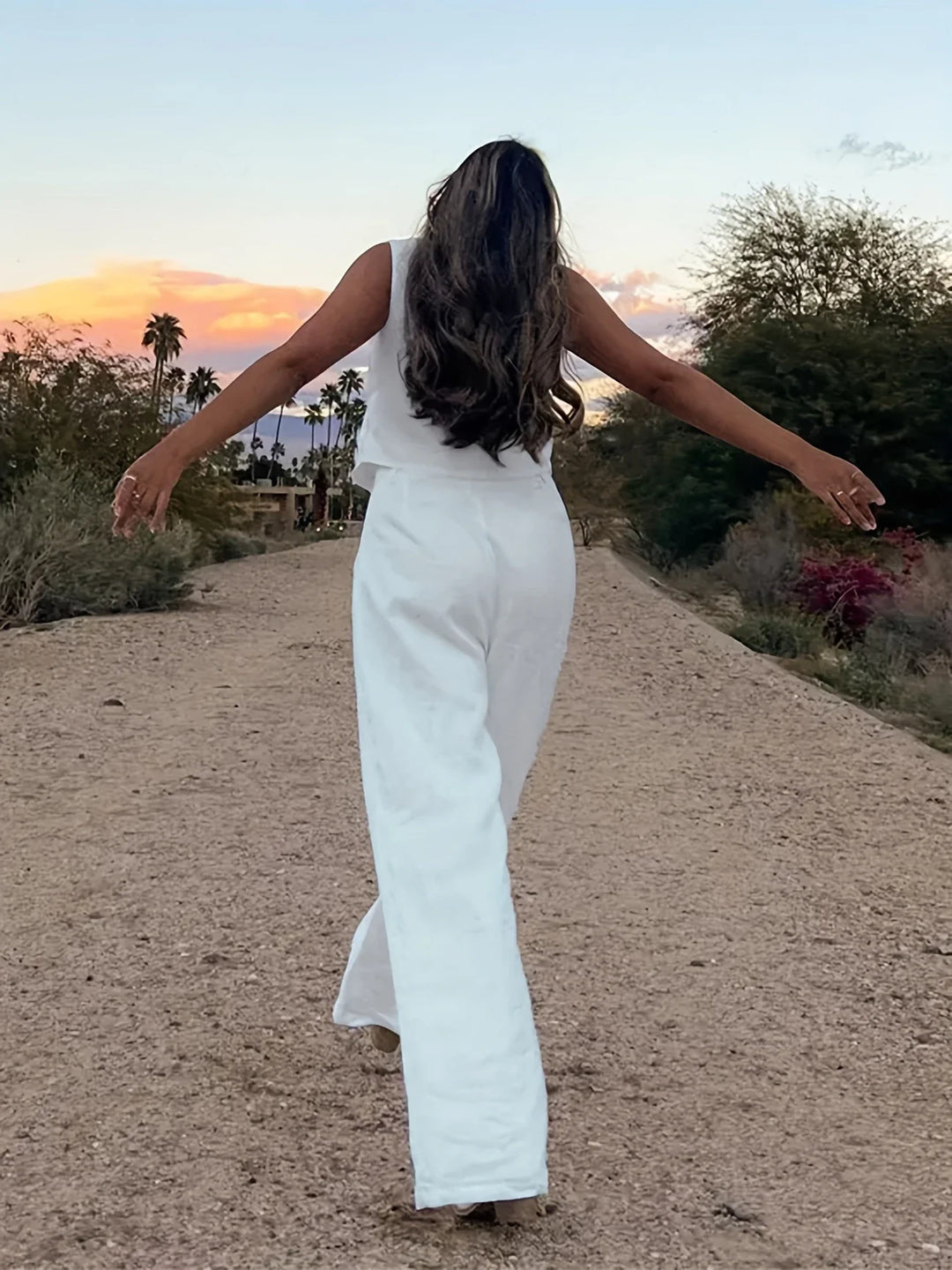 Jorja - Elegant Sleeveless Two Piece Outfit Set