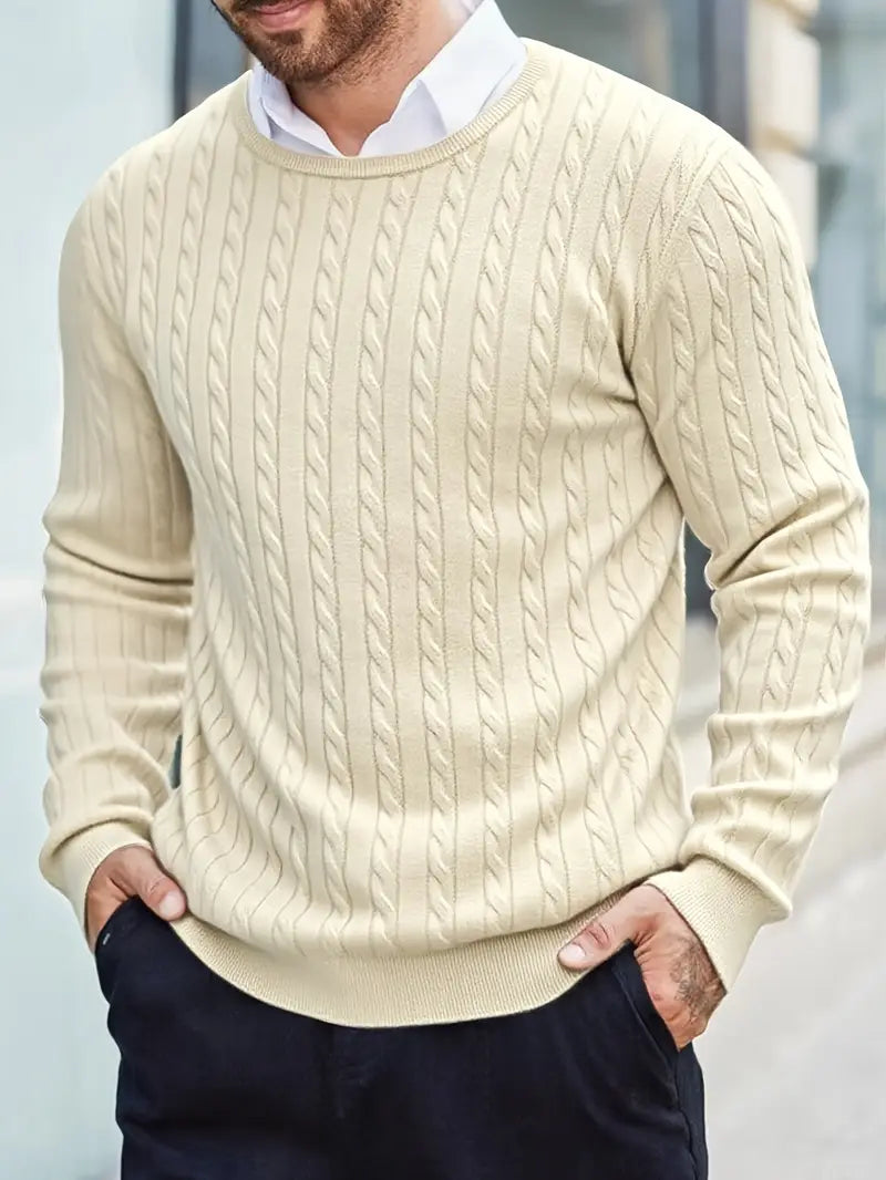 Jonty - Knitted Long Sleeve Turtleneck Sweater