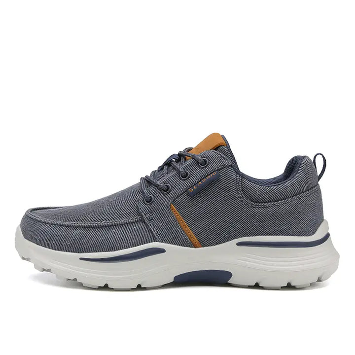 Keidean - Breathable Canvas Lace-Up Sneakers