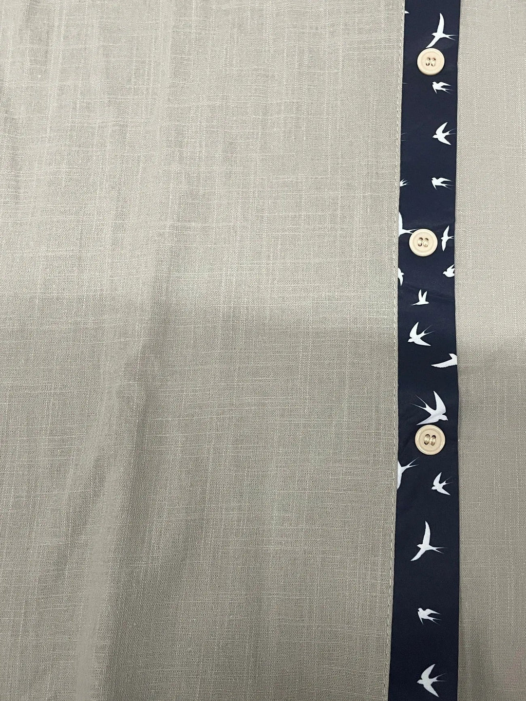 Trofim - Elegant Cute Bird Print Shirt