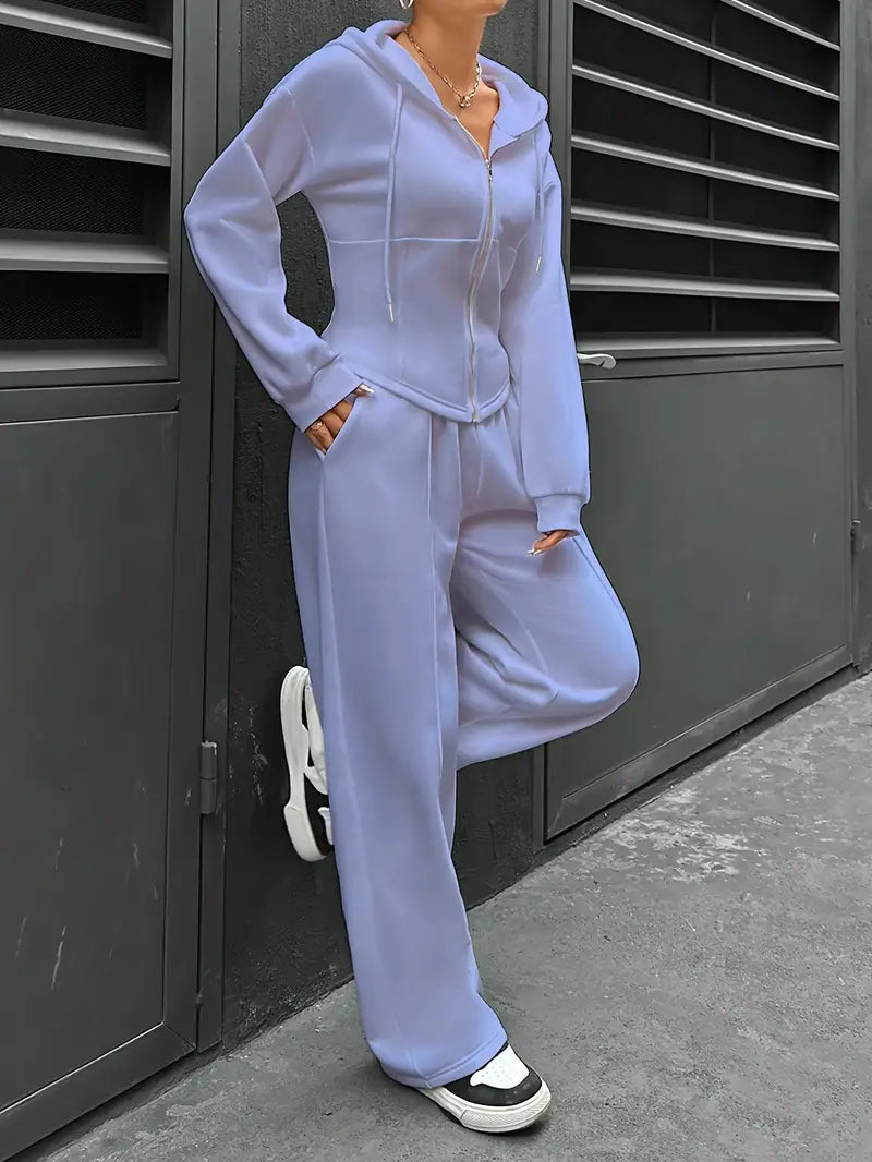 Nanci - Casual Long Sleeve Two Piece Set