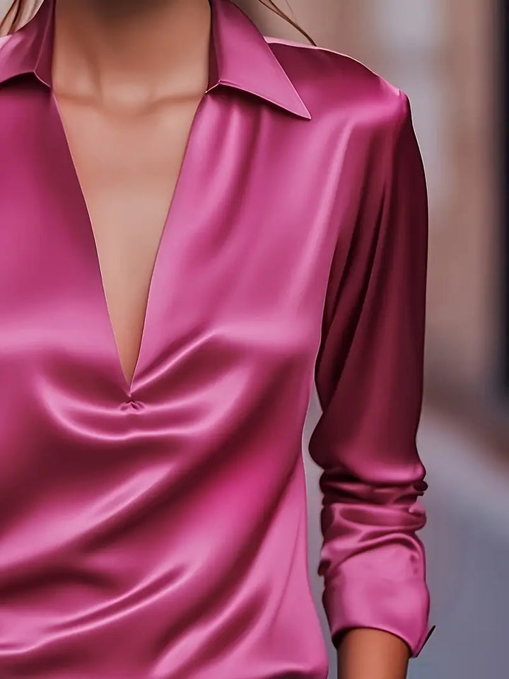 Nadene - Premium V-Neck Blouse